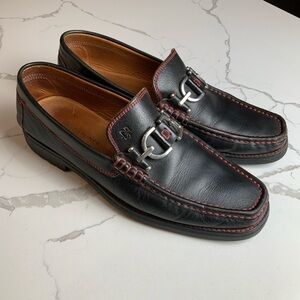 Donald J Pliner loafers with horse bit size 10